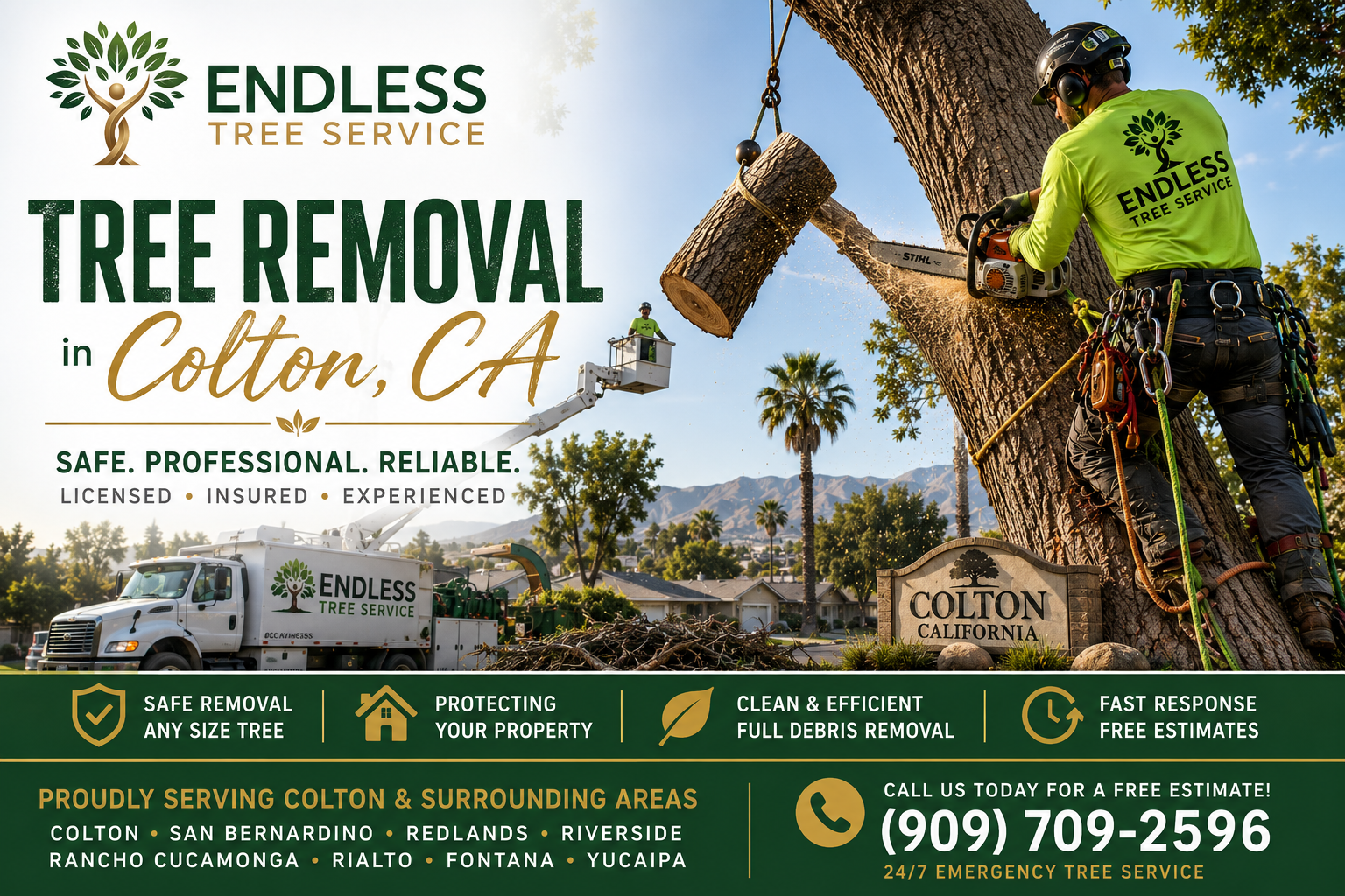 Endless Tree Service Crew and Equipment