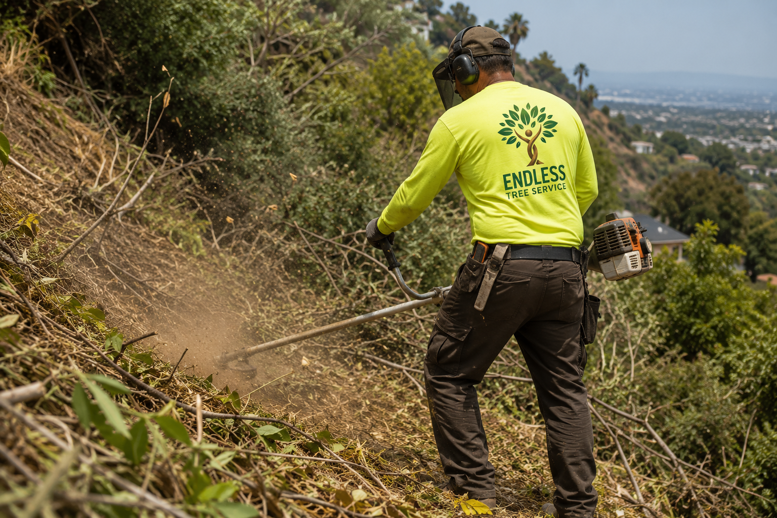 Lot and Hillside Clearing